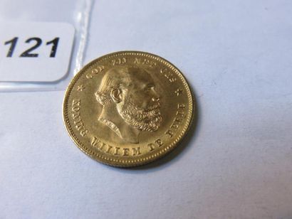 Gold coin - Netherlands - 10 Gulden (Guilders)...