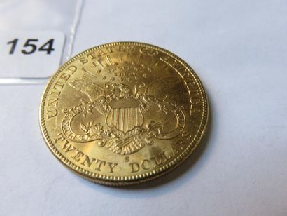 Gold coin - USA - 20 Dollars Liberty crowned...