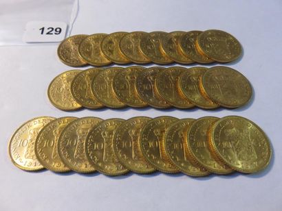 Gold coins - Netherlands - Lot of 25 x 10...