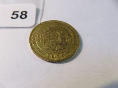 Gold coin - Hungary - 20 Forint / 20 Francs...