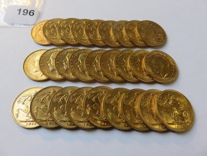 Gold Coinage - United Kingdom - Lot of 27...