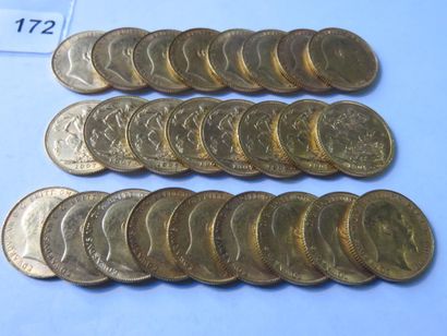 Gold Coinage - United Kingdom - Lot of 25...