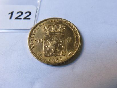 Gold coin - Netherlands - 10 Gulden (Guilders)...