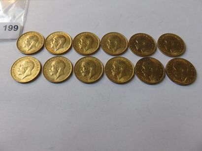 Gold Coinage - United Kingdom - Lot of 12...