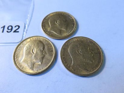 Gold Coins - Australia - Lot of 3 x Sovereign...