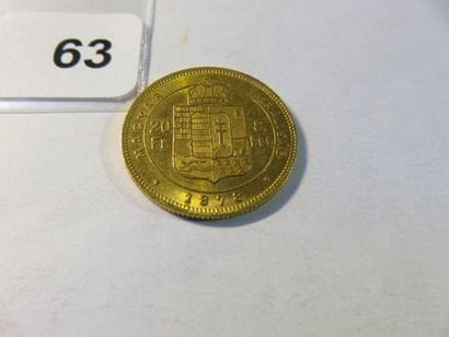 Gold coin - Hungary - 20 Forint / 20 Francs...