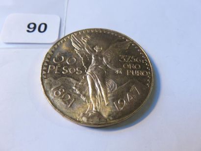 Gold coins - Mexico - 50 Pesos 1947 SUP to...