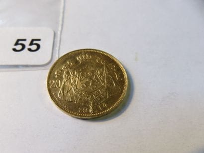 Gold coin - Belgium - 20 Francs Albert I...