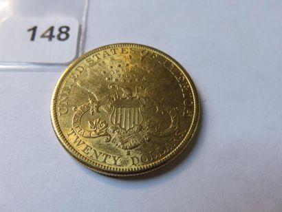 Gold coin - USA - 20 Dollars Liberty crowned...