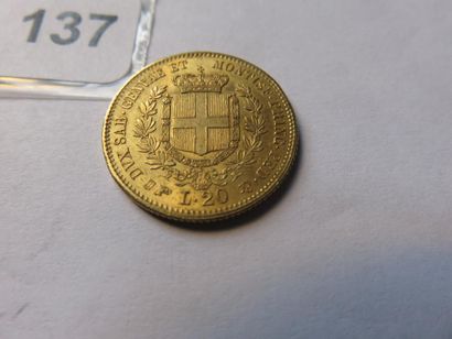Gold coin - Sardinia - House of Savoy (Italy)...