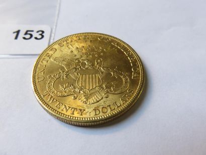 Gold coin - USA - 20 Dollars Liberty crowned...