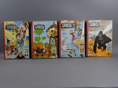 SPIROU BINDINGS 1953 - Nos. 44, 45, 46 and...