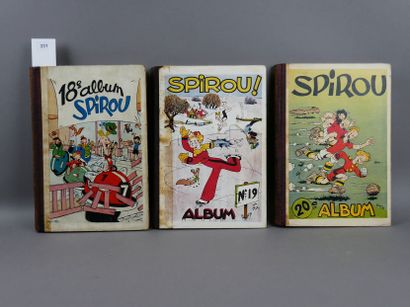 SPIROU BINDINGS Nos. 18, 19 and 20 (1946)...