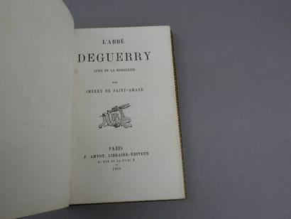 Saint-Amand (Imbert de) - L'Abbé Deguerry,...