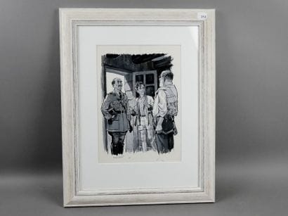 JOUBERT (Pierre) - Original drawing with...