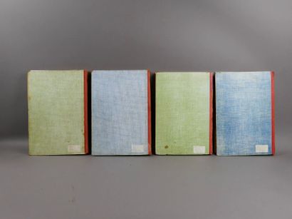 SPIROU BINDINGS 1952 - Nos. 40, 41, 42 and...