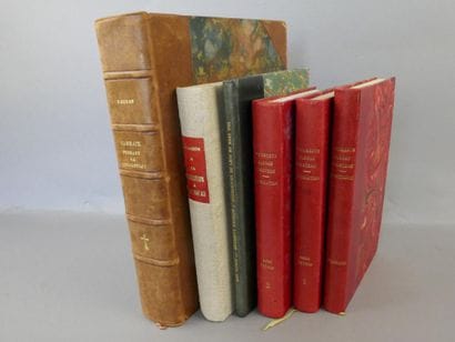 Ensemble de 6 volumes reliés sur le Finistère....