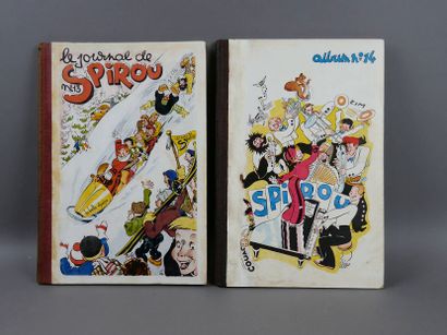 SPIROU BINDINGS Nos. 13 and 14 (1943) - Set...