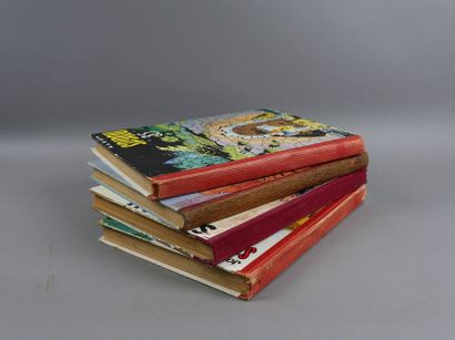 SPIROU BINDINGS 1950 - Nos. 32, 33, 34 and...