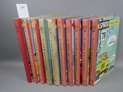 SPIROU BINDINGS 1959/1960 - Nos. 70 to 79...