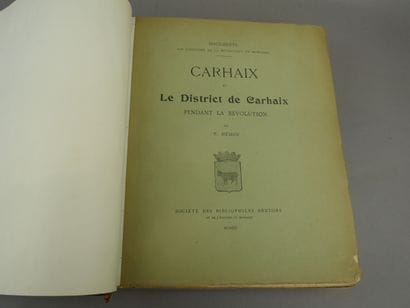 Ensemble de 6 volumes reliés sur le Finistère....