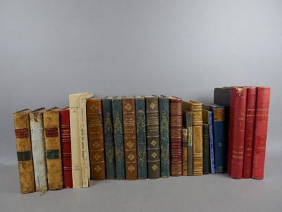 1 box including about 20 volumes XIXth and...