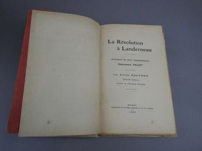 Ensemble de 6 volumes reliés sur le Finistère....