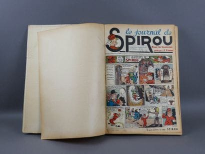 SPIROU BINDING No. 4 (1939) - Publisher's...