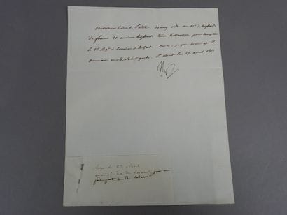 Napoléon Bonaparte - Pièce signée NP (Napoléon)...