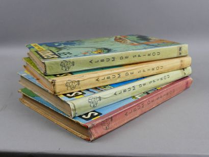 SPIROU BINDINGS 1956 - Nos. 56, 57, 58 and...