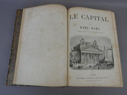 Marx Karl - Le capital. Paris, éditeur Maurice...