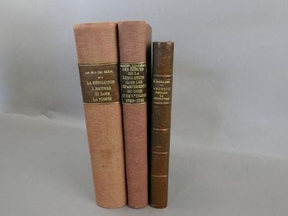Ensemble de 3 volumes sur la révolution -...