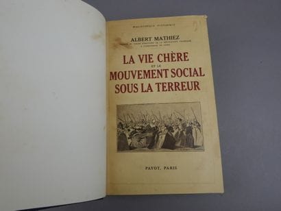 Mathiez Albert - Ensemble de 4 volumes du...