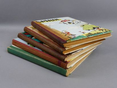 SPIROU BINDINGS 1949 - Nos 28, 29, 30 and...