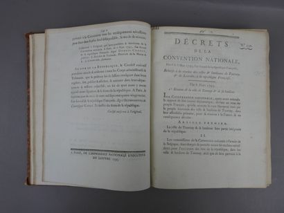 Collectif - Décrets de l'Assemblée Nationale...