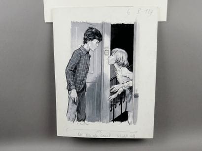 JOUBERT (Pierre) - Original drawing with...