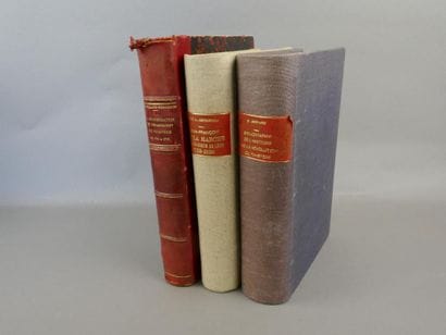 Ensemble de 3 volumes in-8° sur le Finistère....