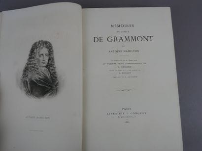 Hamilton Antoine - Mémoires du Comte de Grammont....
