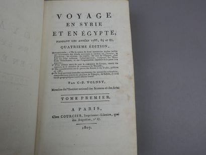Volney Constantin-François - Voyage en Syrie...