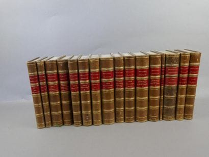Ensemble de 16 volumes petit in-8° - Ensemble...