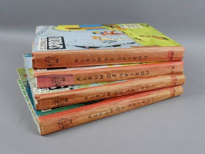 SPIROU BINDINGS 1952 - Nos. 40, 41, 42 and...