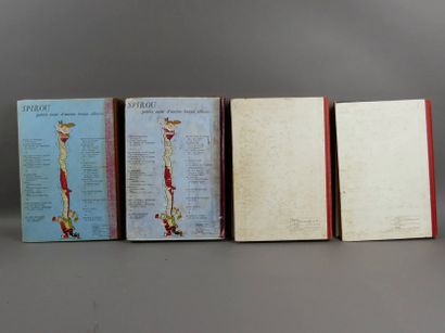 SPIROU BINDINGS 1950 - Nos. 32, 33, 34 and...