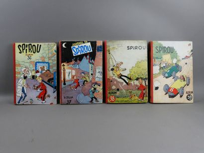 SPIROU BINDINGS 1951 - Nos 36, 37, 38 and...