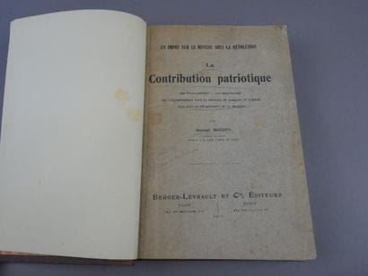 Ensemble de 4 volumes in-4° sur la révolution...