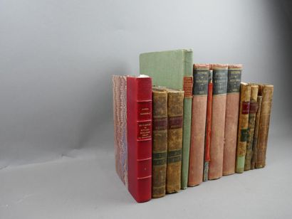 1 carton comprenant environ 12 volumes XIXème...
