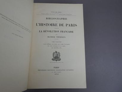 Tourneux Maurice - Bibliographie de l'histoire...