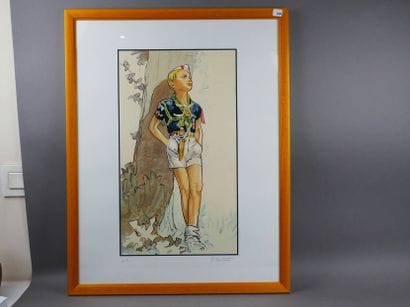 JOUBERT (Pierre) - Serigraphy 50x65cm 