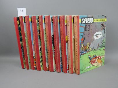 SPIROU BINDINGS 1957/1958 - Nos. 60 to 69...
