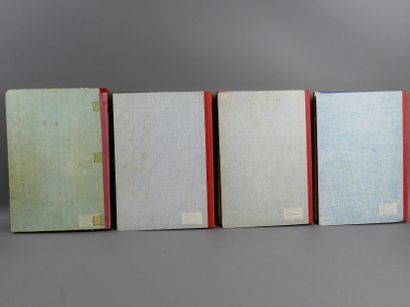 SPIROU BINDINGS 1954 - Nos. 48, 49, 50 and...