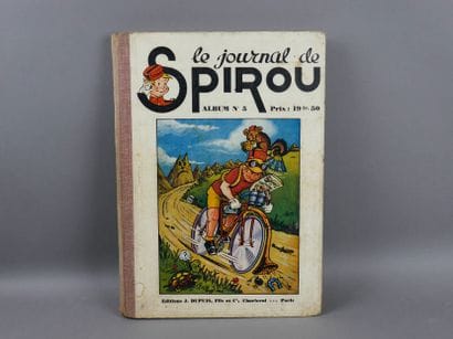 SPIROU BINDING #5 (1939) - Publisher's collection...